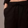Pantalon en lin et coton à enfiler Pantalon en lin et coton à enfiler