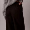 Pantalon en lin et coton à enfiler Pantalon en lin et coton à enfiler
