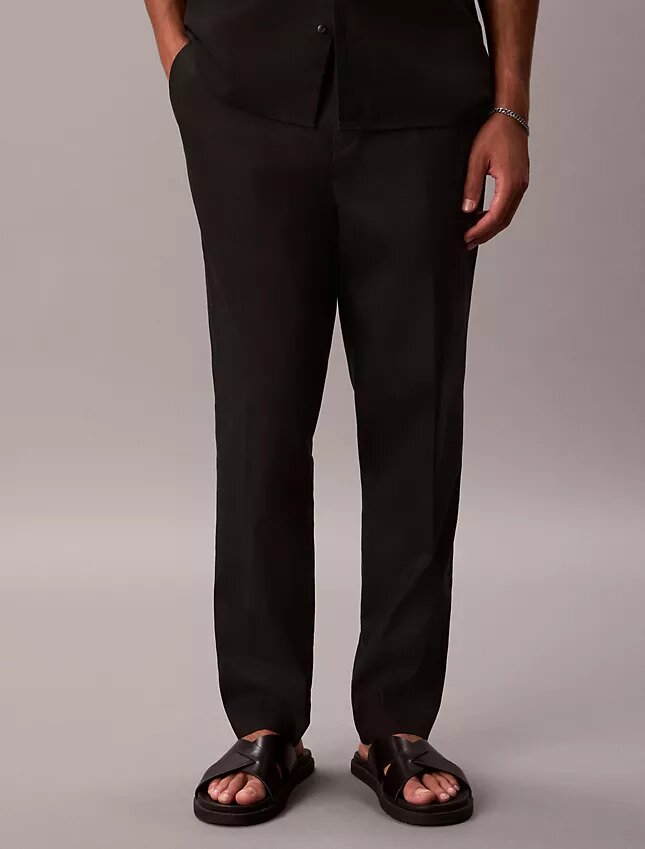 Pantalon en mélange de lin Pantalon en mélange de lin