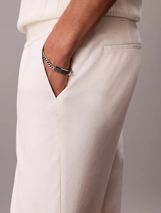Pantalon en mélange de lin Pantalon en mélange de lin