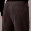 Pantalon fuselé à cordon de serrage et rayures Pantalon fuselé à cordon de serrage et rayures
