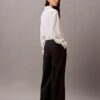 Pantalon large en crêpe Pantalon large en crêpe