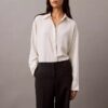 Pantalon large en crêpe Pantalon large en crêpe