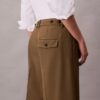 Pantalon large en gabardine de laine Pantalon large en gabardine de laine