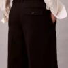 Pantalon large en gabardine de laine Pantalon large en gabardine de laine
