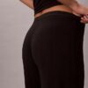 Pantalon large en Modal stretch à mailles lâches Pantalon large en Modal stretch à mailles lâches