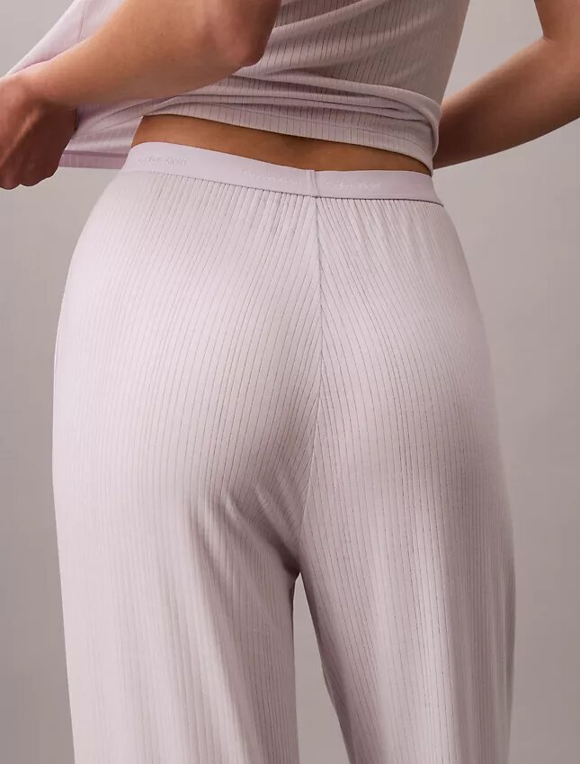 Pantalon large en Modal stretch à mailles lâches Pantalon large en Modal stretch à mailles lâches