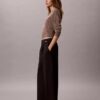 Pantalon large en ponte Pantalon large en ponte
