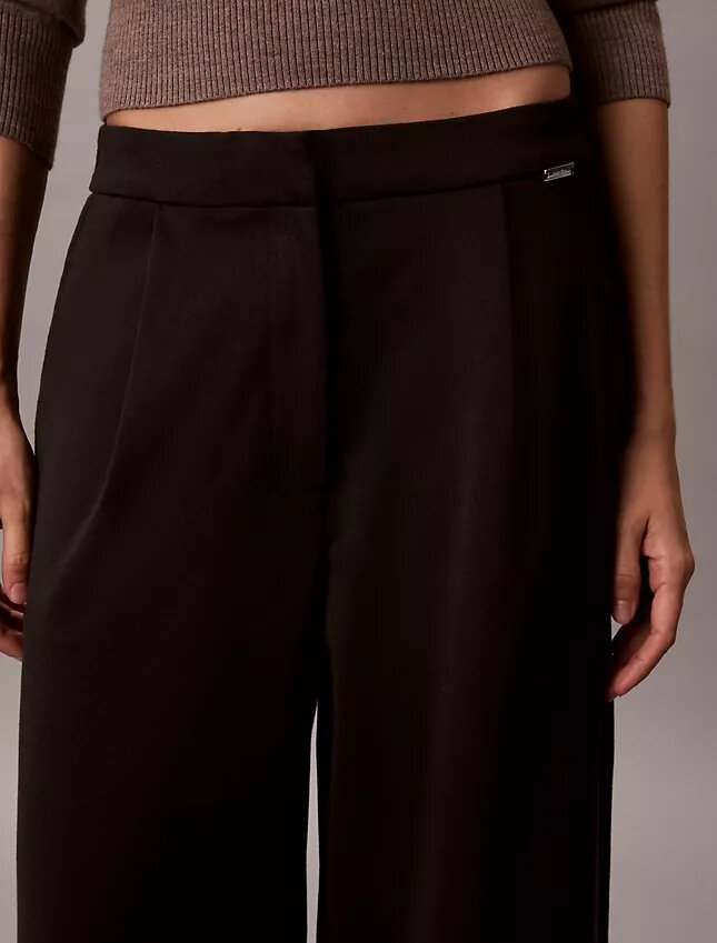 Pantalon large en ponte Pantalon large en ponte