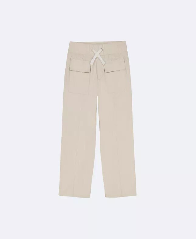 Pantalon large en sergé pour filles Pantalon large en sergé pour filles