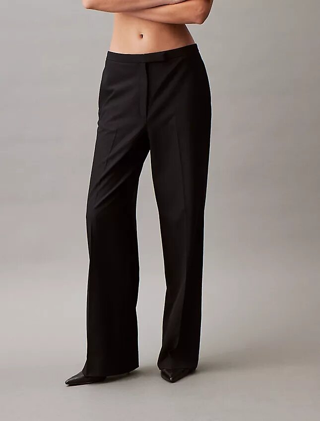 Pantalon large stretch raffiné Pantalon large stretch raffiné