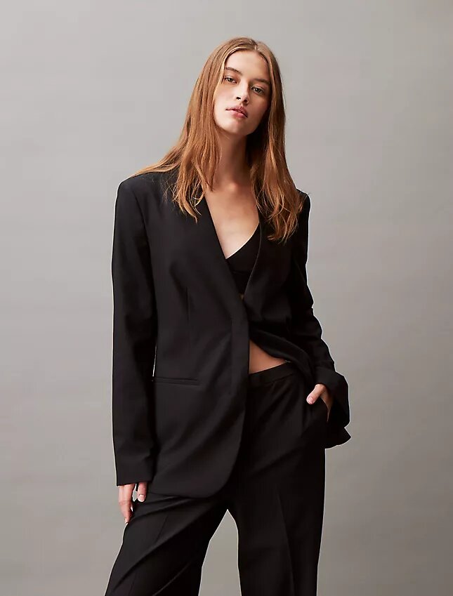 Pantalon large stretch raffiné Pantalon large stretch raffiné