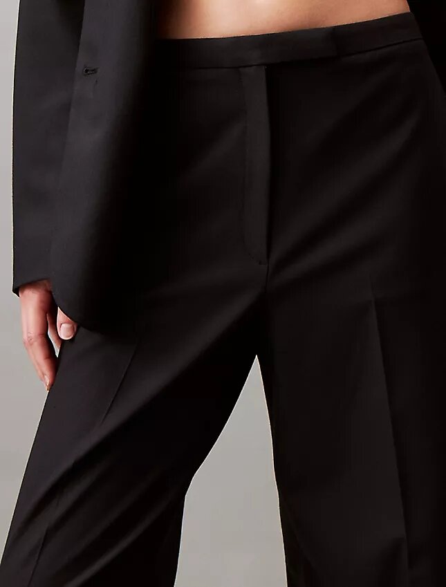 Pantalon large stretch raffiné Pantalon large stretch raffiné