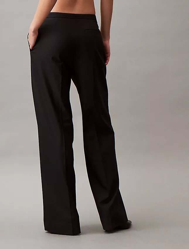 Pantalon large stretch raffiné Pantalon large stretch raffiné