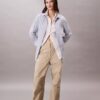 Pantalon parachute en nylon froissé Pantalon parachute en nylon froissé
