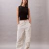 Pantalon parachute en nylon froissé Pantalon parachute en nylon froissé