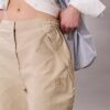 Pantalon parachute en nylon froissé Pantalon parachute en nylon froissé