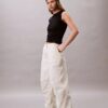 Pantalon parachute en nylon froissé Pantalon parachute en nylon froissé