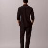 Pantalon à plis en mélange de lin à enfiler Pantalon à plis en mélange de lin à enfiler