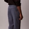 Pantalon à plis en mélange de lin à enfiler Pantalon à plis en mélange de lin à enfiler