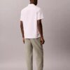 Pantalon à plis en mélange de lin à enfiler Pantalon à plis en mélange de lin à enfiler