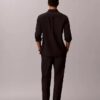 Pantalon à plis en mélange de lin à enfiler Pantalon à plis en mélange de lin à enfiler