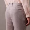 Pantalon plissé en mélange de lin Pantalon plissé en mélange de lin