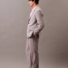 Pantalon plissé en mélange de lin Pantalon plissé en mélange de lin