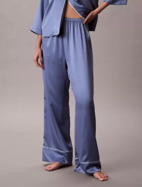 Pantalon satiné brillant