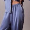 Pantalon satiné brillant Pantalon satiné brillant