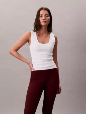 Pantalon skinny en ponte