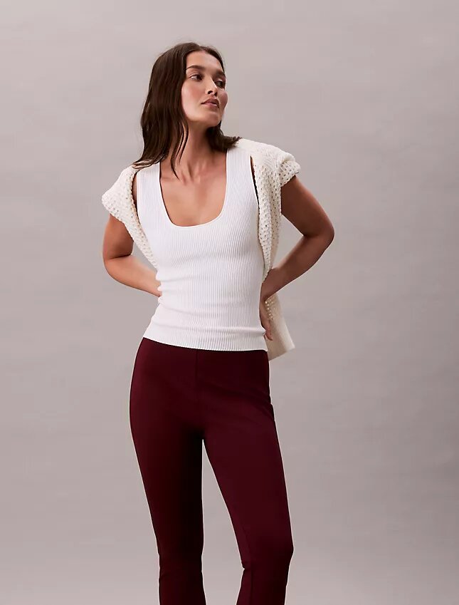 Pantalon skinny en ponte Pantalon skinny en ponte