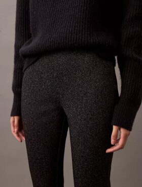 Pantalon skinny en ponte à imprimé chevrons Pantalon skinny en ponte à imprimé chevrons