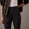 Pantalon skinny en ponte à imprimé chevrons Pantalon skinny en ponte à imprimé chevrons
