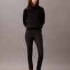 Pantalon skinny en ponte à imprimé chevrons Pantalon skinny en ponte à imprimé chevrons