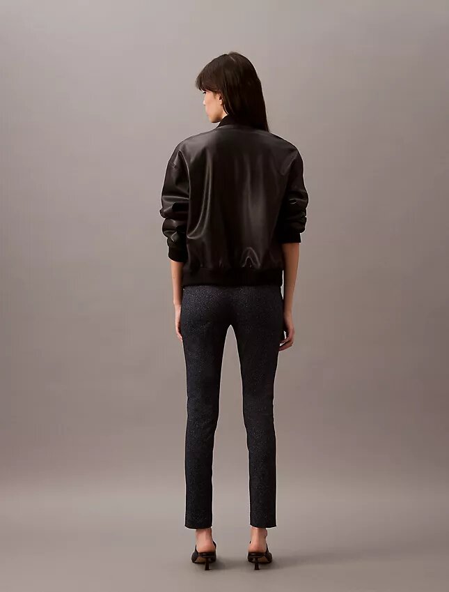 Pantalon skinny en ponte à imprimé chevrons Pantalon skinny en ponte à imprimé chevrons
