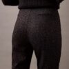 Pantalon skinny en ponte à imprimé chevrons Pantalon skinny en ponte à imprimé chevrons