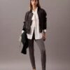 Pantalon skinny en ponte uni Pantalon skinny en ponte uni