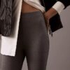 Pantalon skinny en ponte uni Pantalon skinny en ponte uni