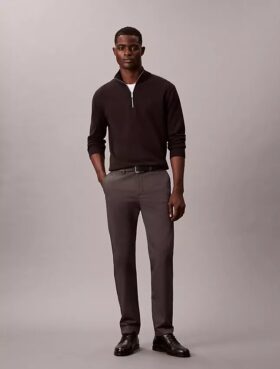 Pantalon slim en Cotton Stretch
