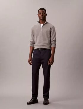 Pantalon slim en Cotton Stretch