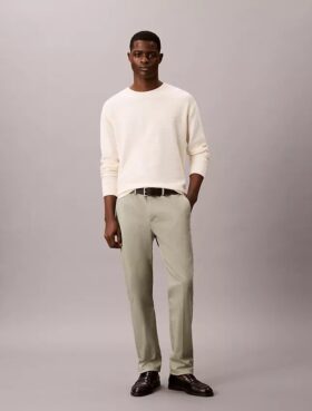 Pantalon slim en Cotton Stretch