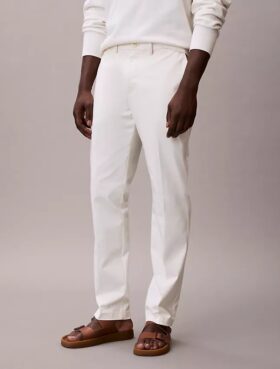 Pantalon slim en Cotton Stretch