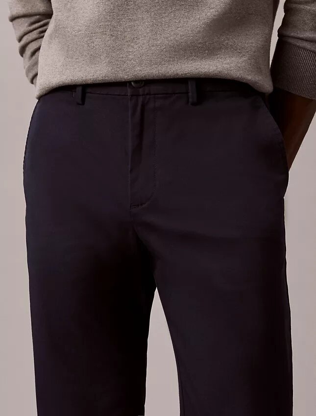 Pantalon slim en Cotton Stretch Pantalon slim en Cotton Stretch