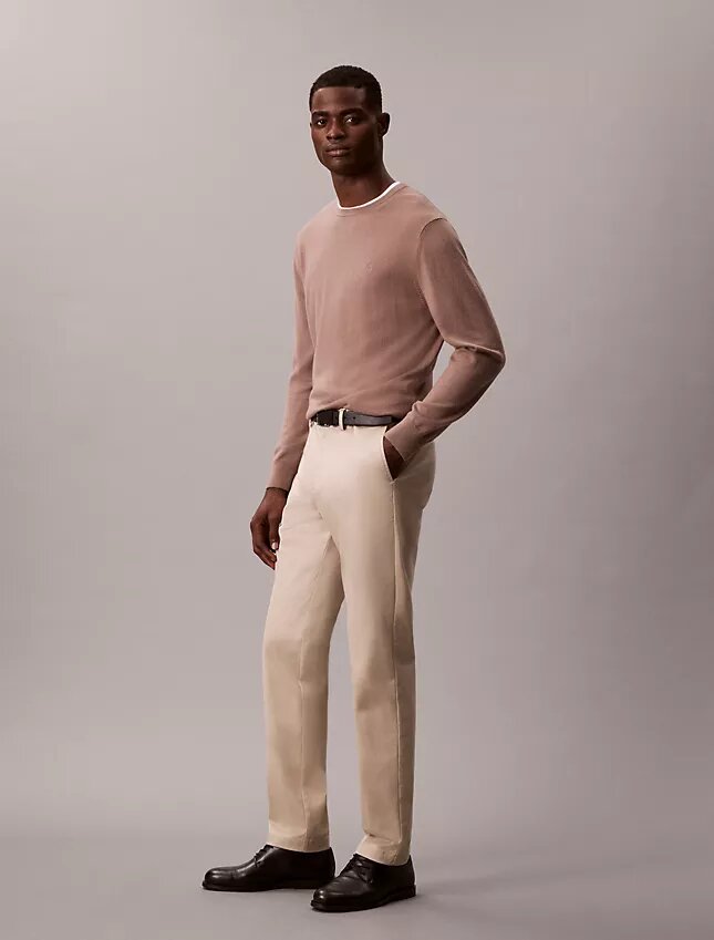 Pantalon slim en Cotton Stretch Pantalon slim en Cotton Stretch