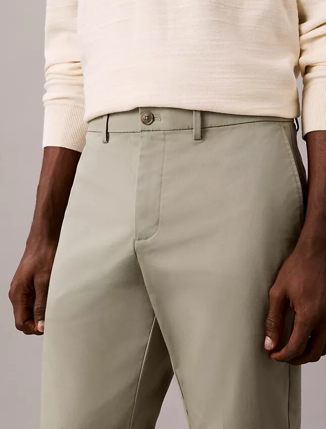 Pantalon slim en Cotton Stretch Pantalon slim en Cotton Stretch