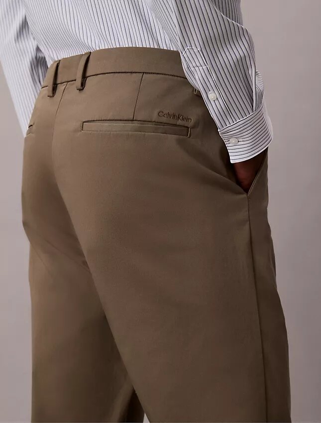 Pantalon slim en Cotton Stretch Pantalon slim en Cotton Stretch