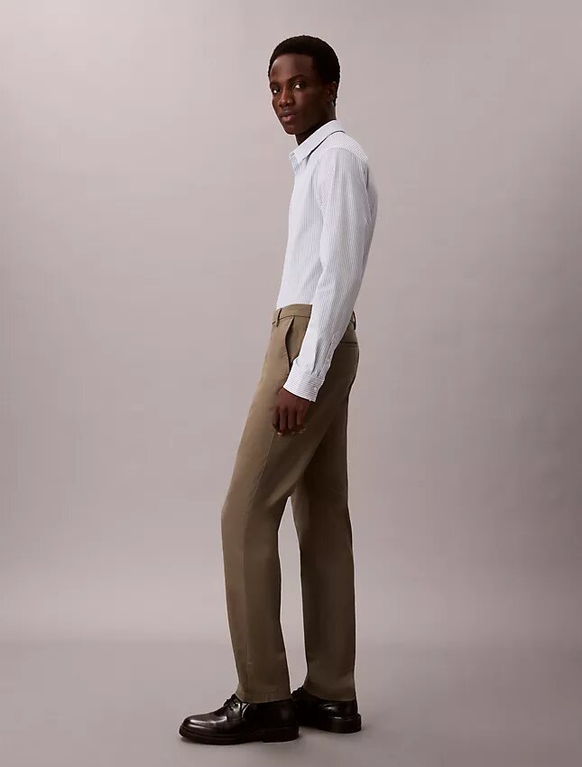 Pantalon slim en Cotton Stretch Pantalon slim en Cotton Stretch