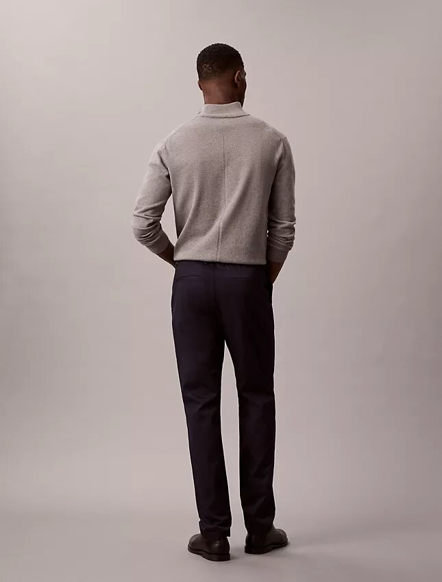 Pantalon slim en Cotton Stretch Pantalon slim en Cotton Stretch