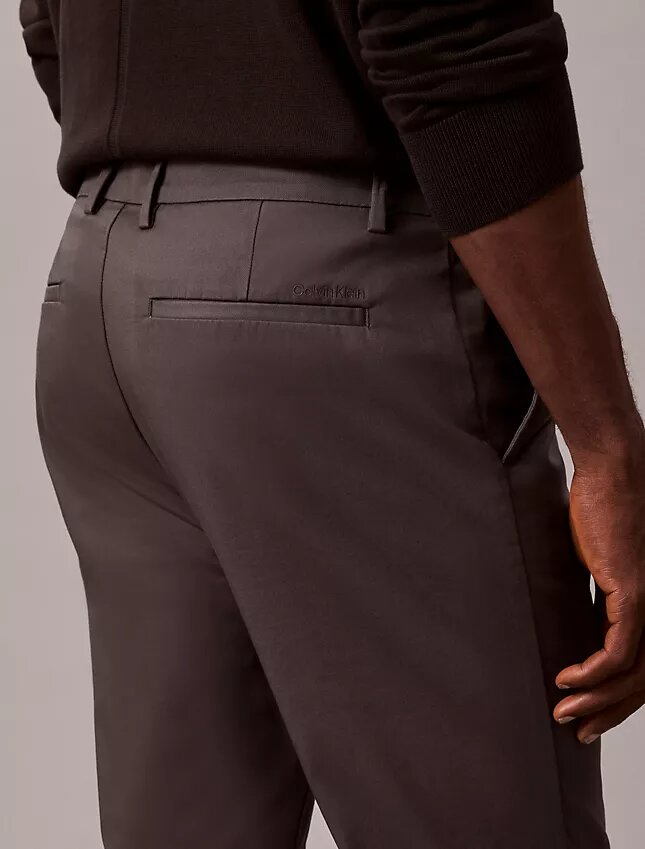 Pantalon slim en Cotton Stretch Pantalon slim en Cotton Stretch